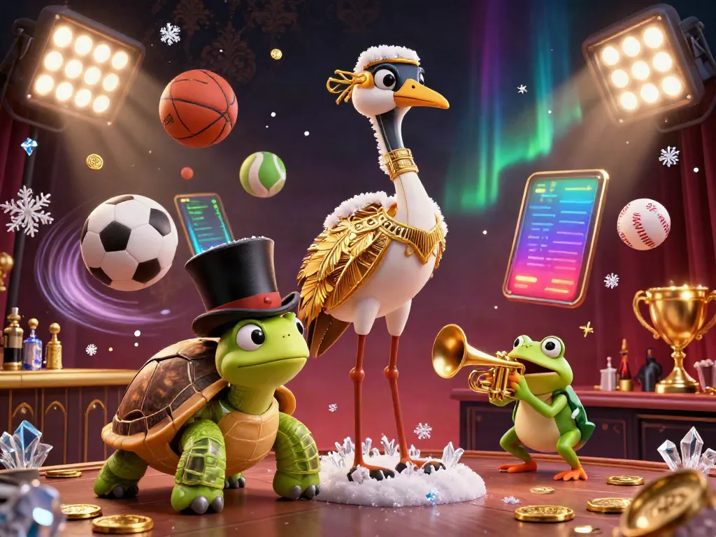 Experience the excitement of gambling with sunwin, featuring vibrant characters and dynamic sports elements.