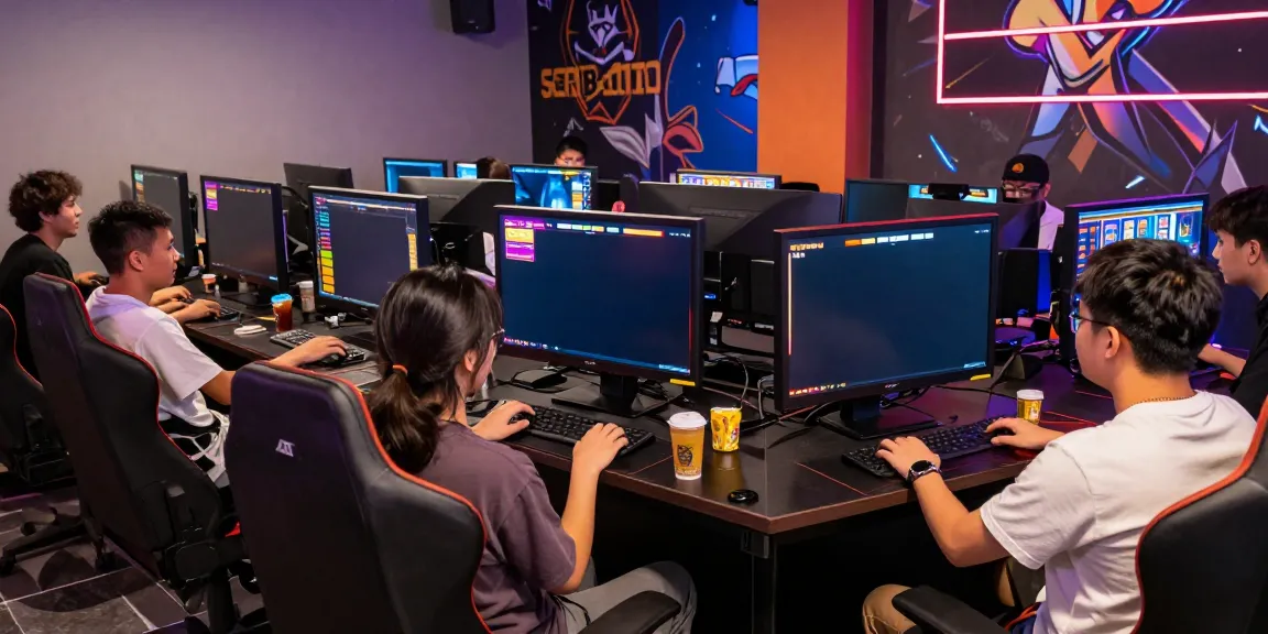 Engaged players enjoying SERIBUTOTO daftar gaming experience in a vibrant digital setting.